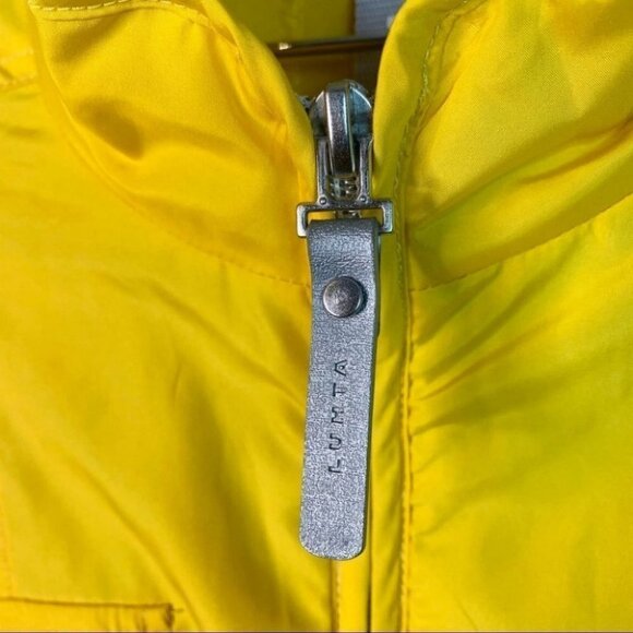 COLUTHA YELLOW SLEEVELESS WINDBREAKER SPRING OUTDOOR JACKET WOMEN SIZE SMALL - Picture 7 of 15